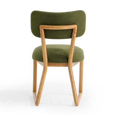 TOV Bobbie Upcycled Performance Fabric Dining Chair Green