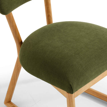 TOV Bobbie Upcycled Performance Fabric Dining Chair Green