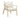 TOV Dixie Cream Chenille Velvet Accent Chair