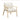 TOV Dixie Cream Chenille Velvet Accent Chair