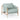 TOV Chakka Contract-Grade Genuine Leather Accent Chair Blue