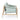 TOV Chakka Contract-Grade Genuine Leather Accent Chair Blue