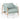 TOV Chakka Contract-Grade Genuine Leather Accent Chair Blue