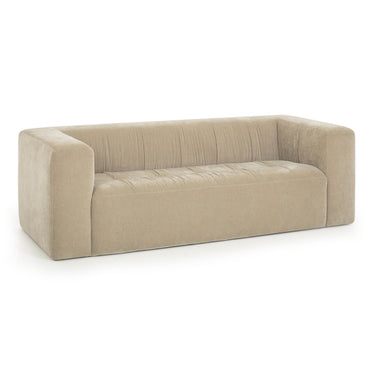 TOV Alder 89" Upcycled Contract-Grade Chenille Sofa Sand