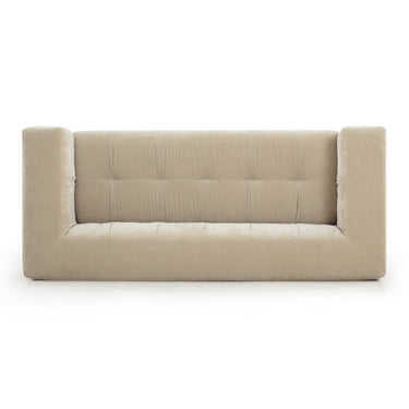 TOV Alder 89" Upcycled Contract-Grade Chenille Sofa Sand
