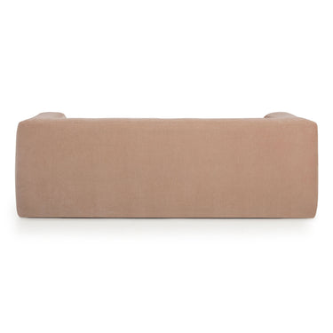 TOV Alder 89" Upcycled Contract-Grade Chenille Sofa Peach
