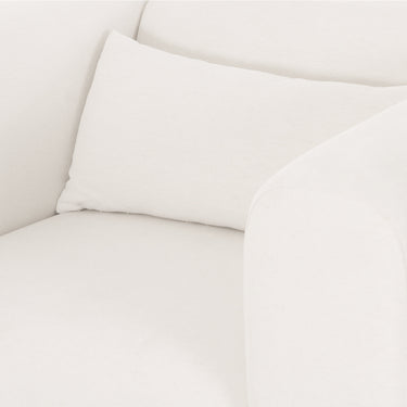 TOV Tarra Cream Performance Chenille Armchair Cream