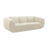 TOV Emmet 90" Performance Velvet Sofa Cream