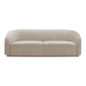 TOV Yara 90.6" Pleated Performance Velvet Sofa Beige