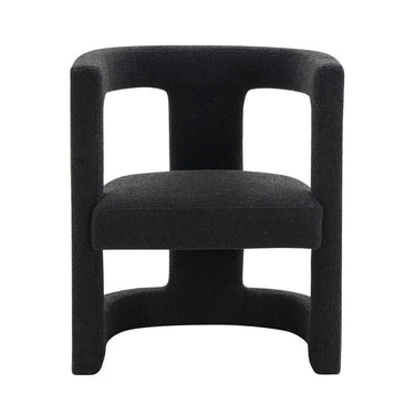 TOV Ada Black Performance Boucle Chair Black - ON FINAL SALE