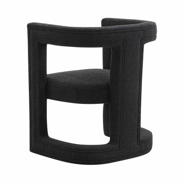 TOV Ada Black Performance Boucle Chair Black - ON FINAL SALE