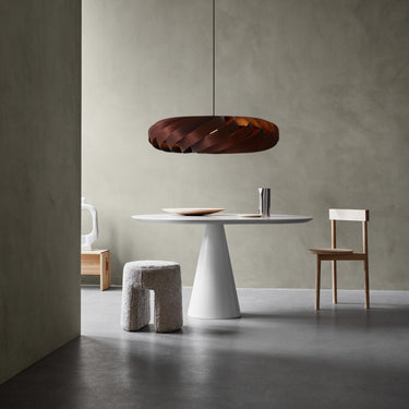 Brown Birch, 39.4 in, lit | TR5 Pendant by Tom Rossau