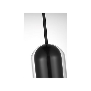 Close-up of bronze Tala 25 pendant light showing metal and glass design details