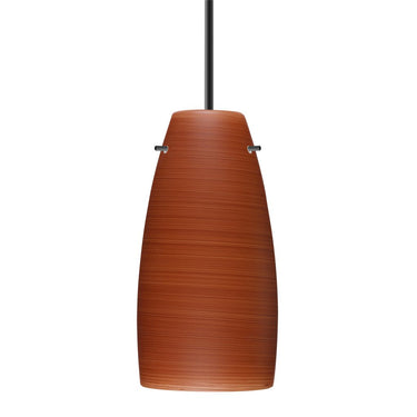 Cherry glass Besa Tao 10 pendant light for kitchen island and dining room lighting