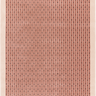 Exclamation wool rug in Bois de Rose, full view