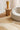Muse wool rug in Beige, close-up detail
