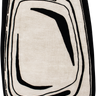 Fragment  wool rug, full view