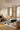 Tête à Tête wool rug, styled in a room