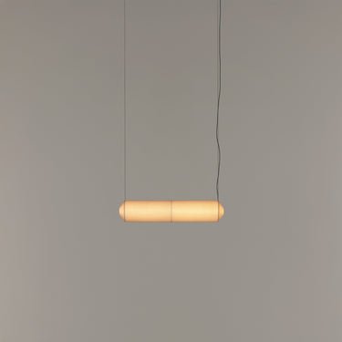 Modern linear pendant light for dining room by Santa and Cole