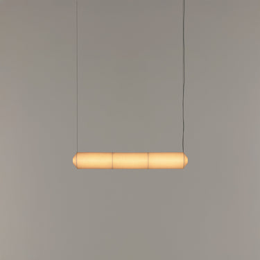 Contemporary horizontal pendant light for kitchen island lighting