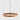 Viso The Ring circular pendant in Hairline Bronze, 48 in, product photo