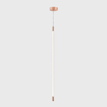 Viso Thin LED slim suspension in Copper, 27.4 in, Horizontal, product photo