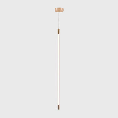 Viso Thin LED slim suspension in Gold, 38 in, Horizontal, product photo