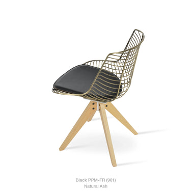 Tiger Pyramid Swivel Chair by SohoConcept - New
