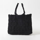 Tile Knit Bag, Black — Mate Mono, view 1