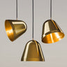 Tilt Large Pendant in Solid Brass — Nyta, view 1