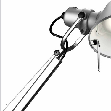 Modern aluminum Tolomeo Classic LED table lamp designed for office and home workspace lighting