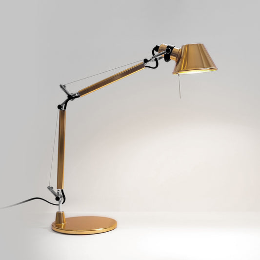 Tolomeo Micro Table With Base Gold 0011868A | Loftmodern 1