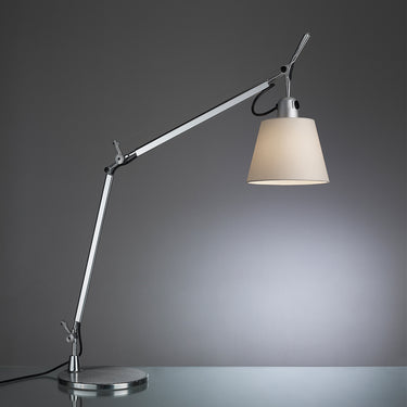 Tolomeo Shade Table Lamp, perfect task lighting for residential or commercial interiors with Parchment Shade