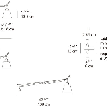 Pivoting fabric-shade desk lamp perfect for focused lighting in contemporary interior settings