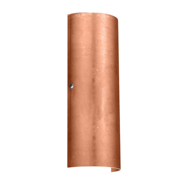 Besa Lighting Torre 18 wall sconce featuring a decorative copper foil glass diffuser and sleek modern styling.