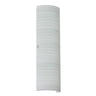 Besa Torre 22 wall sconce with Chalk handcrafted glass and satin nickel finish