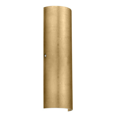 Modern Besa Torre 22 ADA wall light featuring a Gold Foil glass shade for residential and hospitality interiors