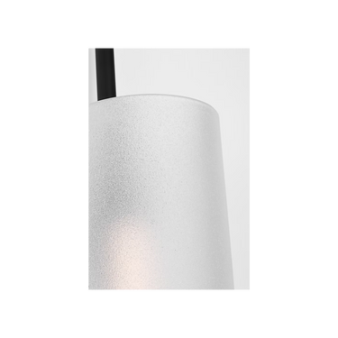 Minimalist Nightshade Black wall sconce for modern bedroom