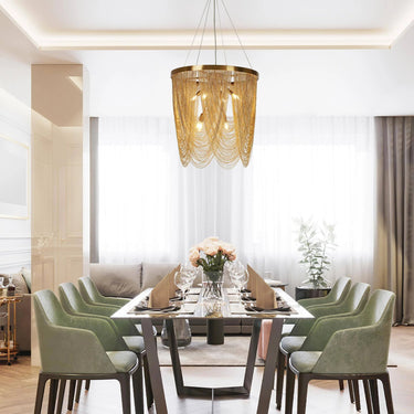 Brass Chandelier for Dining Room