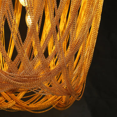 9-Light Chandelier, 24 inch, Brass - Dining Area Pendant Light

