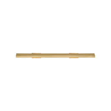 36 inch LED picture light in brass finish with adjustable shade