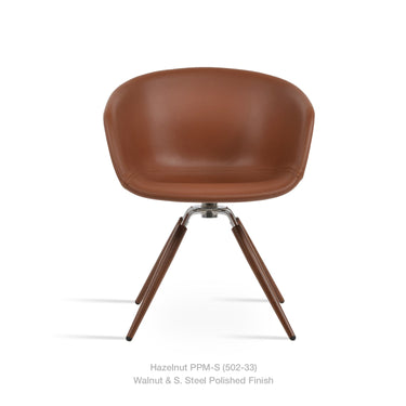 Tribeca Carrot Swivel Armchair by SohoConcept - New