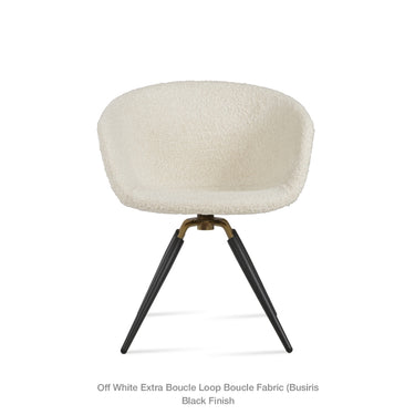 Tribeca Carrot Swivel Armchair by SohoConcept - New