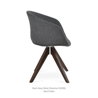 Tribeca Pyramid Swivel Armchair by SohoConcept - New