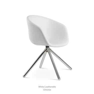 Tribeca Stick Swivel Armchair by SohoConcept - New