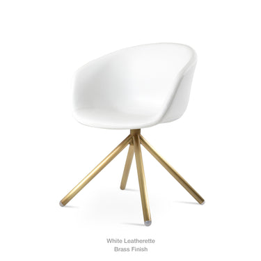 Tribeca Stick Swivel Armchair by SohoConcept - New
