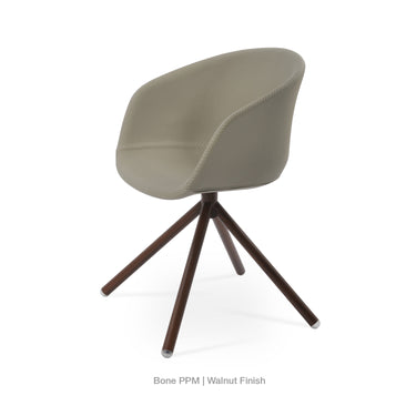 Tribeca Stick Swivel Armchair by SohoConcept - New