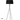 Santa and Cole modern floor lamp with ribbon lampshade detail