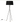 Santa and Cole modern floor lamp with ribbon lampshade detail