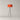 Santa and Cole Tripode G5 floor lamp with red amber shade